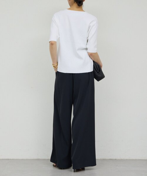 GALLARDAGALANTE(ガリャルダガランテ)の「【即戦力パンツ】【3サイズ展開】ワイドイージーパンツ(その他パンツ・レディース・ライトベージュ/ブラック/ダークブラウン・0/2/1)」の14枚目の写真