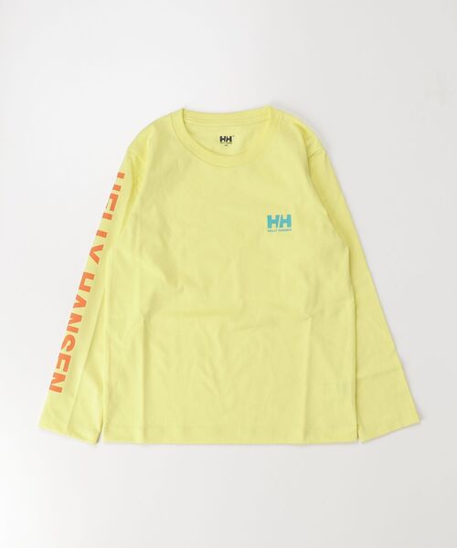 HELLY HANSEN(ヘリーハンセン)の「【HELLY HANSEN】K L/S Letter Tee(Tシャツ/カットソー・キッズ・ブルー/ネイビー/ライム・140/150/130)」の5枚目の写真