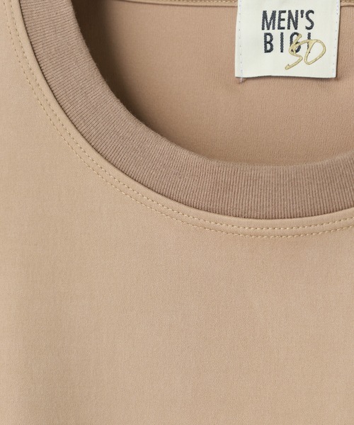 MEN'S BIGI（メンズビギ）の「フィブリルジャージー クルーネックTシャツ（Tシャツ/カットソー・メンズ・ベージュ/ブラック/グレー・02/03）」の16枚目の写真