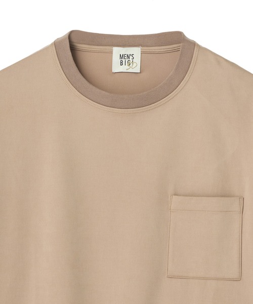 MEN'S BIGI（メンズビギ）の「フィブリルジャージー クルーネックTシャツ（Tシャツ/カットソー・メンズ・ベージュ/ブラック/グレー・02/03）」の15枚目の写真