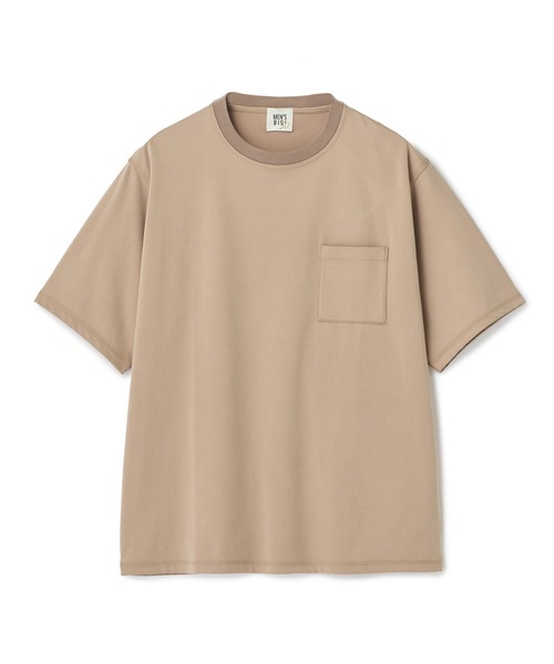 MEN'S BIGI（メンズビギ）の「フィブリルジャージー クルーネックTシャツ（Tシャツ/カットソー・メンズ・ベージュ/ブラック/グレー・02/03）」の12枚目の写真