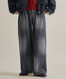 epnok（エプノック）の「アブストラクトワイドデニムスラックス（デニムパンツ）」