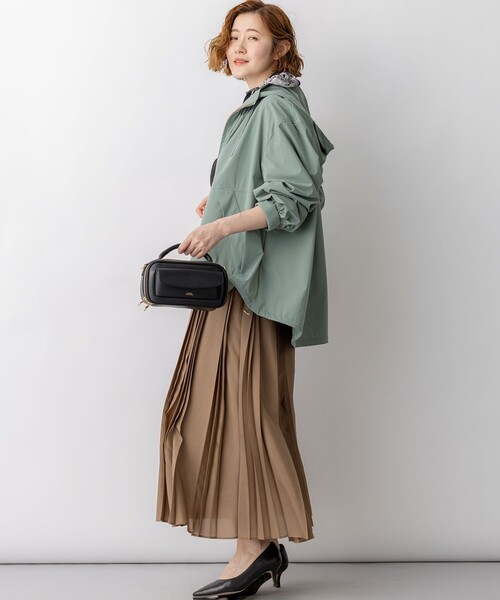 23区 S(ニジュウサンクチイサイサイズ)の「2WAYストレッチタフタ ボリュームスリーブブルゾン(その他アウター・レディース・カーキ系/ブラック系/ベージュ系・32/30)」の12枚目の写真