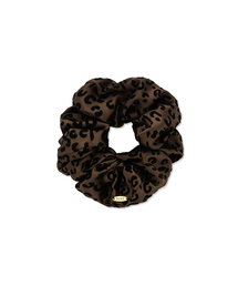 HAS（ハズ）の「HON006 Leopard Velvet Textured Scrunchie（シュシュ）」