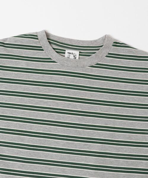 URBAN RESEARCH DOORS（アーバンリサーチドアーズ）の「『150サイズあり』マルチボーダープルオーバー(KIDS)（Tシャツ/カットソー・キッズ・グレー系その他/ネイビー・105/135/120/150）」の9枚目の写真