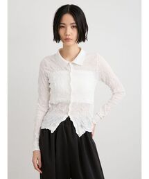 MIESROHE | ワッシャーニットシャツ(ニット/セーター)