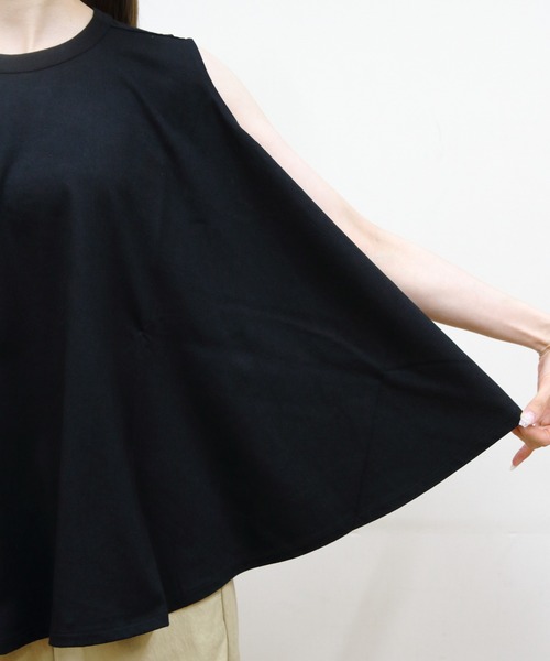 ORCIVAL(オーシバル)の「ORCIVAL/オーシバル スリーブレスブラウス SLEEVELESS BLOUSE OR-C0533 OEJ(シャツ/ブラウス・レディース・ブラック/ホワイト/サックスブルー・1)」の15枚目の写真