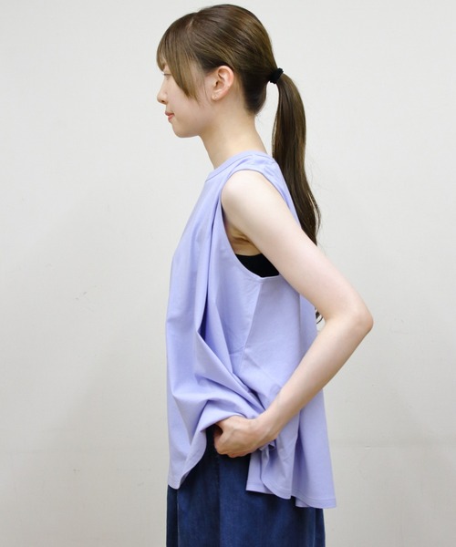ORCIVAL(オーシバル)の「ORCIVAL/オーシバル スリーブレスブラウス SLEEVELESS BLOUSE OR-C0533 OEJ(シャツ/ブラウス・レディース・ブラック/ホワイト/サックスブルー・1)」の21枚目の写真