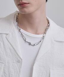 tk.TAKEO KIKUCHI（ティーケータケオキクチ）の「【ステンレス】ボールドネックレス（ネックレス）」