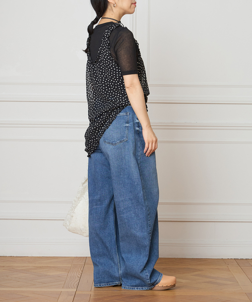 IENA LA BOUCLE（イエナラブークル）の「IENA LA BOUCLE シアードットタンクブラウス（シャツ/ブラウス・レディース・ブラック系その他・FREE）」の21枚目の写真