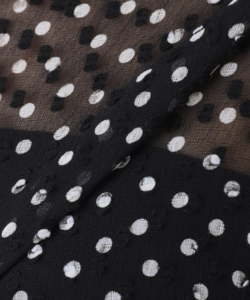 IENA LA BOUCLE（イエナラブークル）の「IENA LA BOUCLE シアードットタンクブラウス（シャツ/ブラウス・レディース・ブラック系その他・FREE）」の15枚目の写真