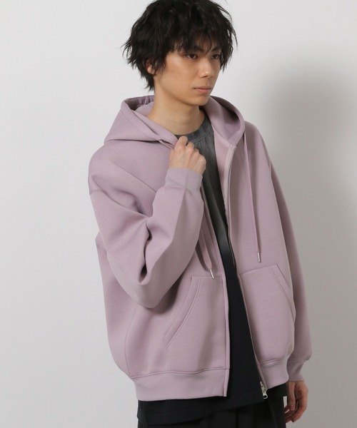 LAKOLE（ラコレ）の「ダンボールZIPパーカー / 645802（パーカー・メンズ・ブルー/ブラック/ピンク・MEDIUM/LARGE）」の9枚目の写真