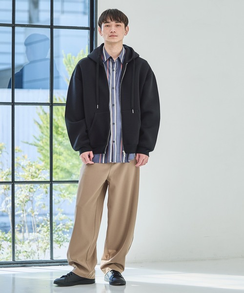 LAKOLE(ラコレ)の「ダンボールZIPパーカー / 645802(パーカー・メンズ・ブルー/ブラック/ピンク・MEDIUM/LARGE)」の22枚目の写真