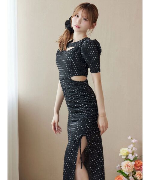 EATME（イートミー）の「デコルテリブワンピース（ワンピース・レディース・その他1/ピンク/グレー/ブラック・FREE）」の14枚目の写真