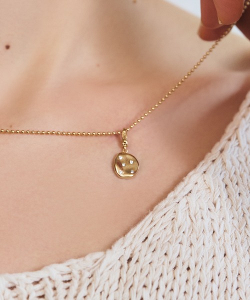 TEN.(テン)の「【新作】18KGP ポルカチャーム(チャーム・レディース・ゴールド・FREE)」の1枚目の写真