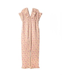 HOLIDAY | SUPER RIB ALL-IN-ONE (FLOWER) スーパーリブオールインワン (フラワー)(つなぎ/オールインワン)