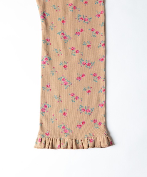 HOLIDAY(ホリデイ)の「SUPER RIB ALL-IN-ONE (FLOWER) スーパーリブオールインワン (フラワー)(つなぎ/オールインワン・レディース・ベージュ・ONE SIZE)」の6枚目の写真