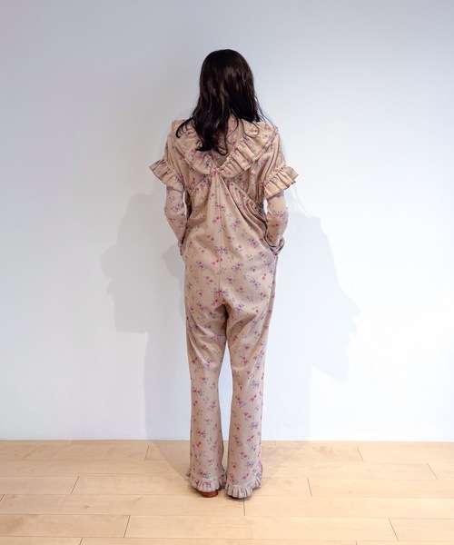 HOLIDAY(ホリデイ)の「SUPER RIB ALL-IN-ONE (FLOWER) スーパーリブオールインワン (フラワー)(つなぎ/オールインワン・レディース・ベージュ・ONE SIZE)」の10枚目の写真