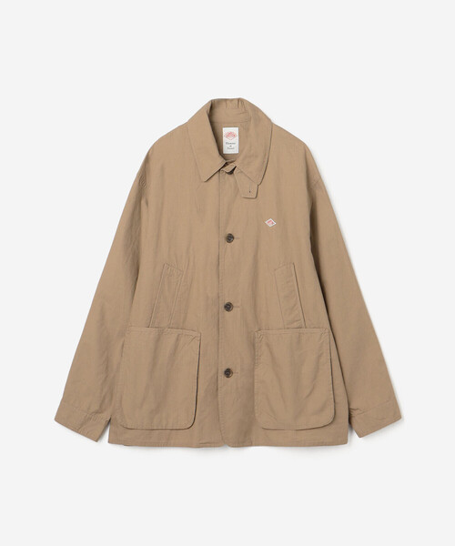 DANTON(ダントン)の「DANTON | コットンリネン ワークジャケット MEN(カバーオール・メンズ・ベージュ系その他/ダークネイビー・40/42/38)」の3枚目の写真