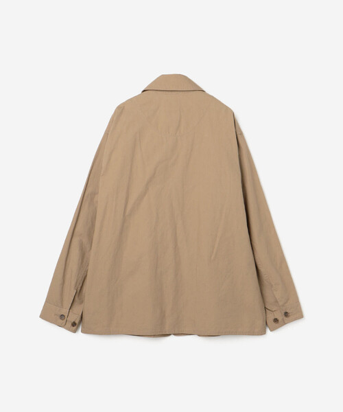 DANTON(ダントン)の「DANTON | コットンリネン ワークジャケット MEN(カバーオール・メンズ・ベージュ系その他/ダークネイビー・40/42/38)」の4枚目の写真