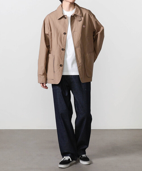 DANTON(ダントン)の「DANTON | コットンリネン ワークジャケット MEN(カバーオール・メンズ・ベージュ系その他/ダークネイビー・40/42/38)」の18枚目の写真