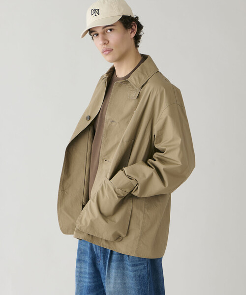 DANTON(ダントン)の「DANTON | コットンリネン ワークジャケット MEN(カバーオール・メンズ・ベージュ系その他/ダークネイビー・40/42/38)」の19枚目の写真