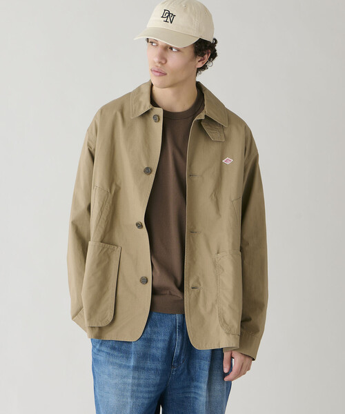 DANTON(ダントン)の「DANTON | コットンリネン ワークジャケット MEN(カバーオール・メンズ・ベージュ系その他/ダークネイビー・40/42/38)」の20枚目の写真