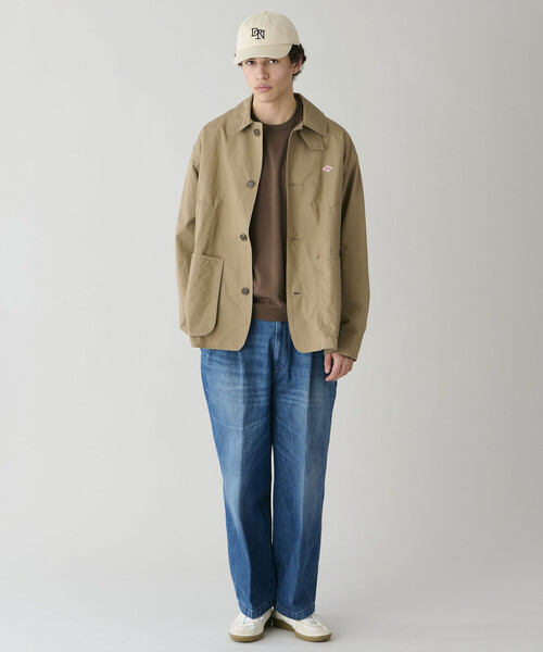 DANTON(ダントン)の「DANTON | コットンリネン ワークジャケット MEN(カバーオール・メンズ・ベージュ系その他/ダークネイビー・40/42/38)」の21枚目の写真