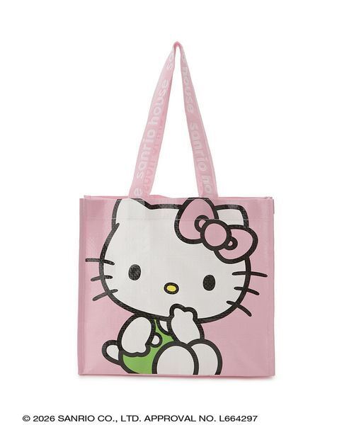 sanrio house（サンリオハウス）の「sanrio house ショッピングバッグS（エコバッグ/サブバッグ・レディース・ピンク/ライトブルー・F）」の3枚目の写真