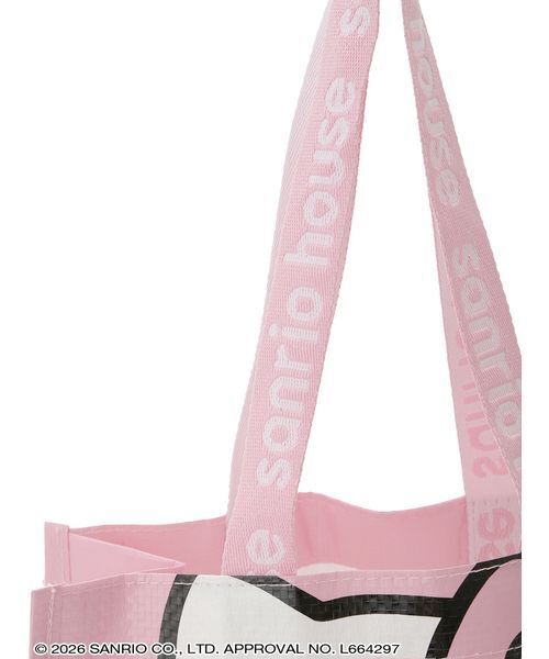 sanrio house（サンリオハウス）の「sanrio house ショッピングバッグS（エコバッグ/サブバッグ・レディース・ピンク/ライトブルー・F）」の6枚目の写真