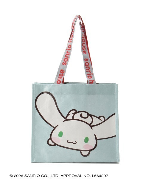 sanrio house（サンリオハウス）の「sanrio house ショッピングバッグS（エコバッグ/サブバッグ・レディース・ピンク/ライトブルー・F）」の10枚目の写真