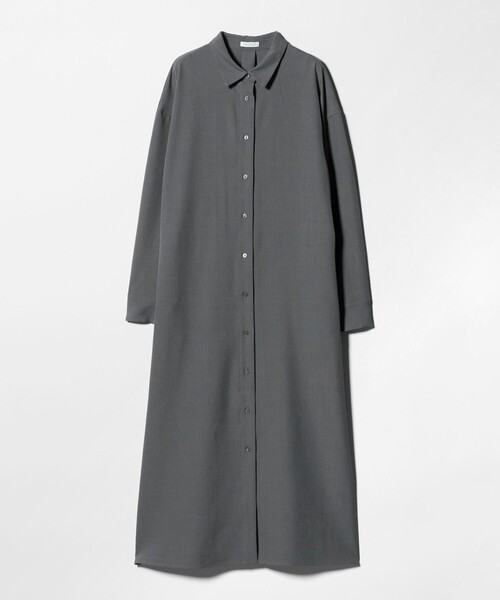 A DAY IN THE LIFE UNITED ARROWS(アデイインザライフユナイテッドアローズ)の「キャミレイヤード シャツワンピース ‐セットアイテム‐<A DAY IN THE LIFE>(ワンピース・レディース・ネイビー/グレー系/ナチュラル・FREE)」の7枚目の写真