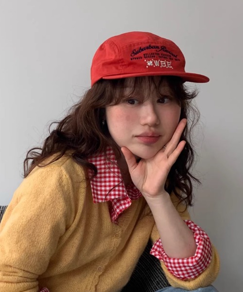 Vipoa（ヴィポア）の「ベースボールロゴキャップ（キャップ・レディース・チェック/レッド/ブラック・ONE SIZE）」の3枚目の写真