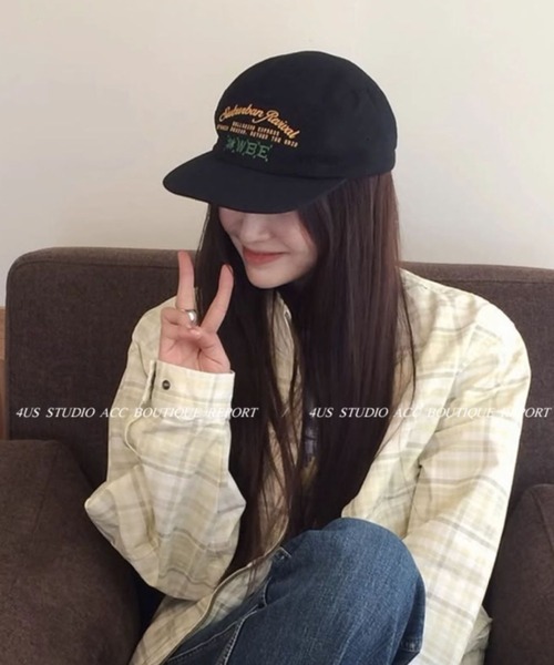 Vipoa（ヴィポア）の「ベースボールロゴキャップ（キャップ・レディース・チェック/レッド/ブラック・ONE SIZE）」の19枚目の写真