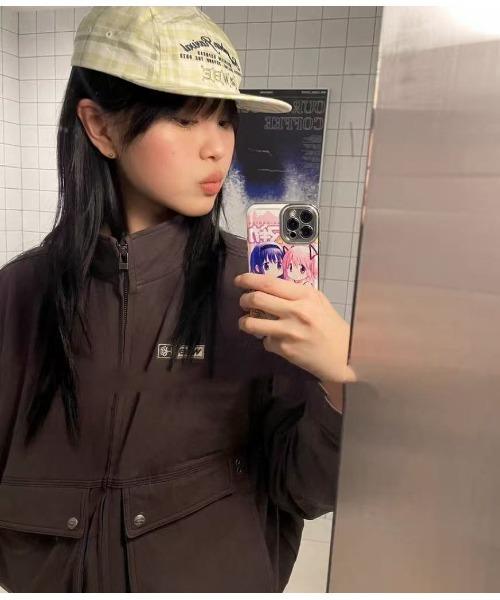 Vipoa（ヴィポア）の「ベースボールロゴキャップ（キャップ・レディース・チェック/レッド/ブラック・ONE SIZE）」の6枚目の写真