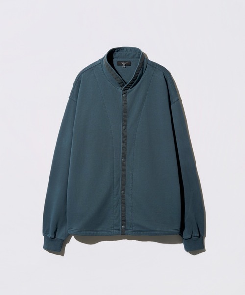 STONEMASTER(ストーンマスター )の「PIGMENT COTTON SWEAT CARDIGAN|ピグメントコットンスウェットカーディガン(カーディガン/ボレロ・メンズ・ベージュ系その他/ブルー系その他・XL/M/S/L)」の2枚目の写真