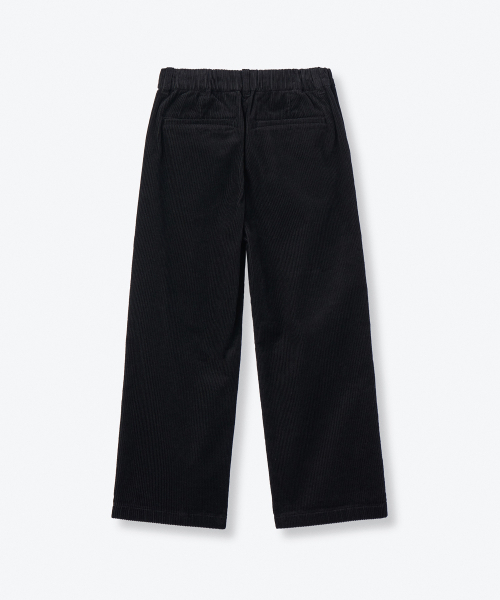 MUSINSA STANDARD KIDS（ムシンサスタンダードキッズ）の「ワンタックワイドバンディングコーデュロイパンツ[ブラック]（その他パンツ・レディース・その他・100/110/120/130/140/150/160）」の6枚目の写真