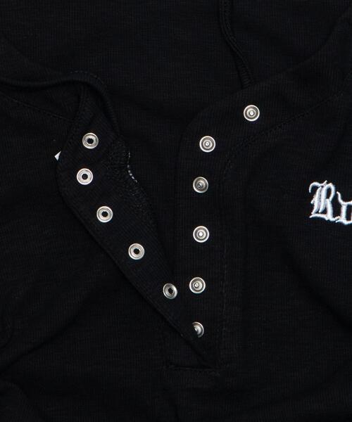 dispark（ディスパーク）の「DISPARK/【26年春夏新作】ヘンリーネックロゴ刺繍T（Tシャツ/カットソー・レディース・ホワイト/ブラック・FREE）」の19枚目の写真