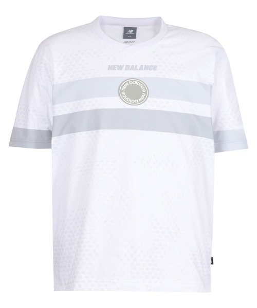 NEW BALANCE(ニューバランス)の「コットンライク ショートスリーブシャツ(Tシャツ/カットソー・メンズ・ホワイト/ブラック・SMALL/MEDIUM/LARGE/X-LARGE/XX-LARGE)」の6枚目の写真