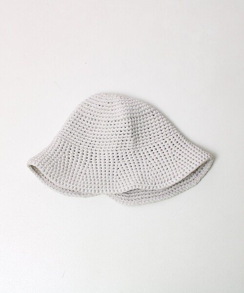 halo commodity(ハロ コモディティー)の「【halo Commodity/ハロ コモディティー】Dry Knit Hat(ハット・メンズ・オフホワイト/チャコールグレー/ブラック・FREE)」の1枚目の写真