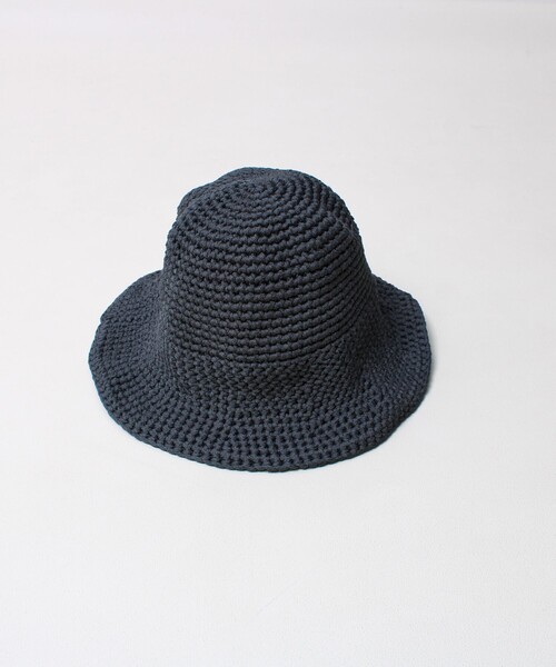 halo commodity(ハロ コモディティー)の「【halo Commodity/ハロ コモディティー】Dry Knit Hat(ハット・メンズ・オフホワイト/チャコールグレー/ブラック・FREE)」の6枚目の写真