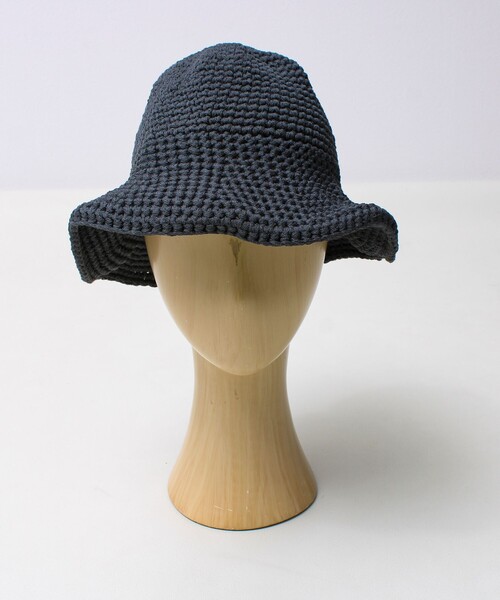 halo commodity(ハロ コモディティー)の「【halo Commodity/ハロ コモディティー】Dry Knit Hat(ハット・メンズ・オフホワイト/チャコールグレー/ブラック・FREE)」の9枚目の写真