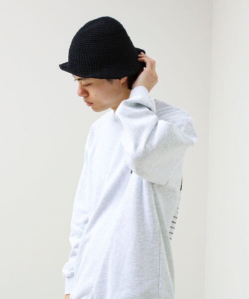 halo commodity(ハロ コモディティー)の「【halo Commodity/ハロ コモディティー】Dry Knit Hat(ハット・メンズ・オフホワイト/チャコールグレー/ブラック・FREE)」の14枚目の写真