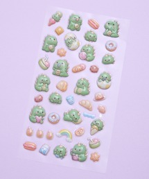 SHIZUTA（シズタ）の「SZT：ぷくぷく３D　デコステッカー　ゆるっとダイナソーフレンズ　ぷっくりシール（ステッカー/テープ）」