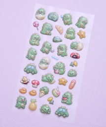 SHIZUTA（シズタ）の「SZT：ぷくぷく３D　デコステッカー　ゆるっとダイナソーフレンズ　ぷっくりシール（ステッカー/テープ）」