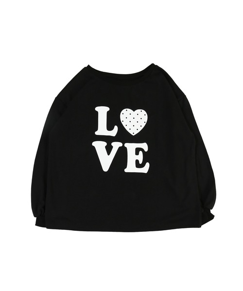 WC(ダブル シー)の「LOVEドットオフショルビッグトップス(Tシャツ/カットソー・レディース・ブラック/ホワイト・FREE)」の14枚目の写真