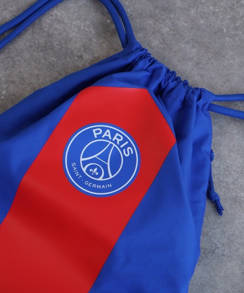 NIKE（ナイキ）の「【NIKE/ナイキ 】×【Paris Saint-Germain/パリサンジェルマン】PSG NK HERITAGE GYM SACK T90/ ヘリテージ ナップサック（バックパック/リュック・メンズ・ブルー・FREE）」の4枚目の写真
