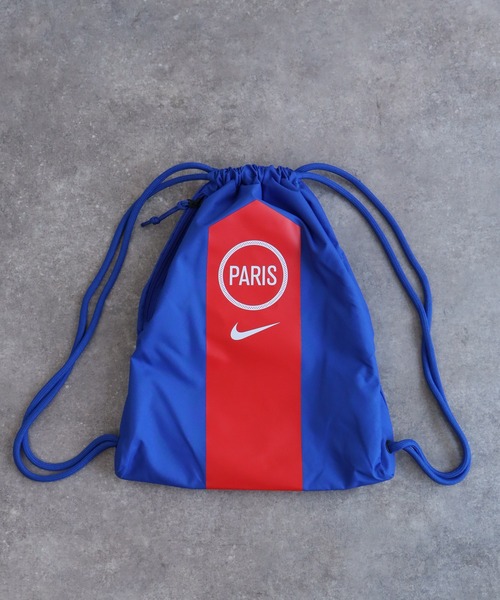 NIKE（ナイキ）の「【NIKE/ナイキ 】×【Paris Saint-Germain/パリサンジェルマン】PSG NK HERITAGE GYM SACK T90/ ヘリテージ ナップサック（バックパック/リュック・メンズ・ブルー・FREE）」の6枚目の写真