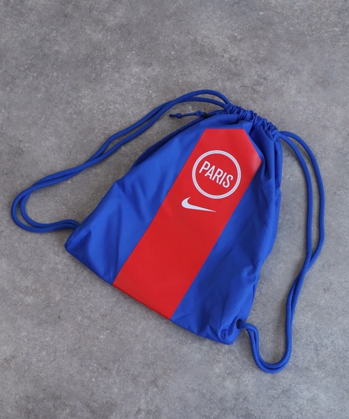 NIKE（ナイキ）の「【NIKE/ナイキ 】×【Paris Saint-Germain/パリサンジェルマン】PSG NK HERITAGE GYM SACK T90/ ヘリテージ ナップサック（バックパック/リュック・メンズ・ブルー・FREE）」の5枚目の写真