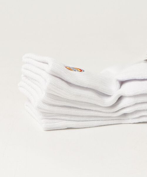 Dickies(ディッキーズ)の「"05"≪Dickies≫3足セット ブランドロゴマーク ロークルーソックス(ソックス/靴下・メンズ・オフホワイト/ブラック・25cm~27cm/23cm~25cm)」の3枚目の写真